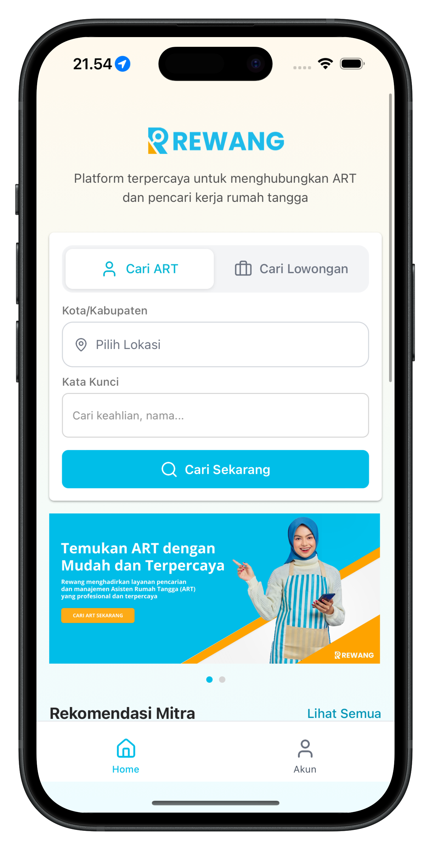 Rewang Mobile App